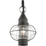 26904-61 1 Light Charcoal Outdoor Wall Lantern-Lighting LumensLantern