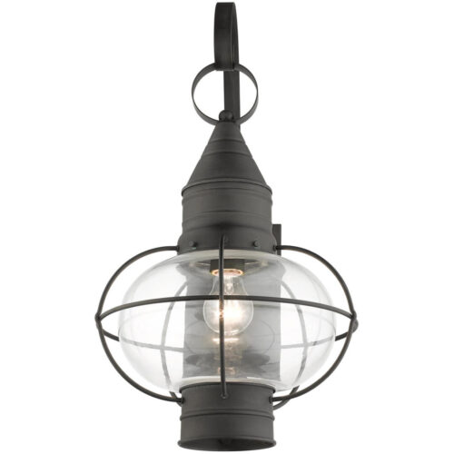 26904-61 1 Light Charcoal Outdoor Wall Lantern-Lighting LumensLantern