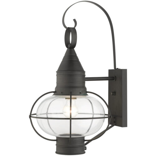 26904-61 1 Light Charcoal Outdoor Wall Lantern-Lighting LumensLantern