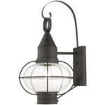 26904-61 1 Light Charcoal Outdoor Wall Lantern-Lighting LumensLantern