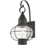 26904-61 1 Light Charcoal Outdoor Wall Lantern-Lighting LumensLantern