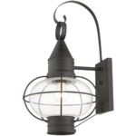 26904-61 1 Light Charcoal Outdoor Wall Lantern-Lighting LumensLantern