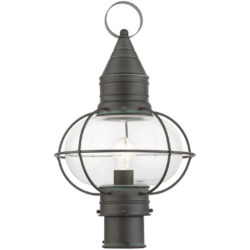 26905-61 1 Light Charcoal Outdoor Post Top Lantern-Lighting LumensLantern