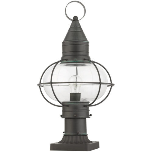 26905-61 1 Light Charcoal Outdoor Post Top Lantern-Lighting LumensLantern