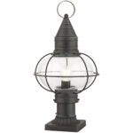 26905-61 1 Light Charcoal Outdoor Post Top Lantern-Lighting LumensLantern