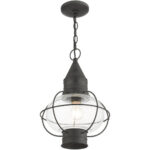 26906-61 1 Light Charcoal Outdoor Pendant Lantern-Lighting LumensLantern