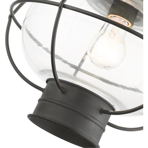 26906-61 1 Light Charcoal Outdoor Pendant Lantern-Lighting LumensLantern