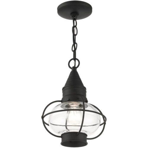 26910-04 1 Light Black Outdoor Pendant Lantern-Lighting LumensLantern