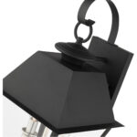 27215-04 2 Light Black Outdoor Wall Lantern-Lighting LumensLantern