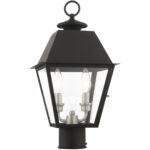 27216-04 2 Light Black Outdoor Post Top Lantern-Lighting LumensLantern