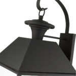 27222-04 4 Light Black Outdoor Wall Lantern-Lighting LumensLantern