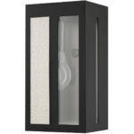 27411-04 1 Light Black Outdoor ADA Wall Lantern-Lighting LumensLantern