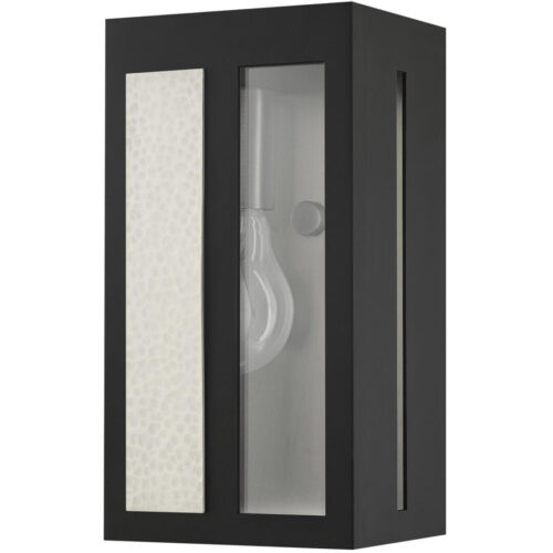 27411-04 1 Light Black Outdoor ADA Wall Lantern-Lighting LumensLantern