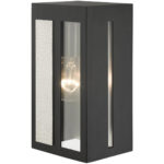 27411-04 1 Light Black Outdoor ADA Wall Lantern-Lighting LumensLantern