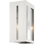 27411-91 1 Light Brushed Nickel Outdoor ADA Wall Lantern-Lighting LumensLantern