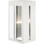 27411-91 1 Light Brushed Nickel Outdoor ADA Wall Lantern-Lighting LumensLantern