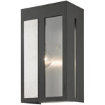 27412-04 1 Light Black Outdoor ADA Wall Lantern-Lighting LumensLantern