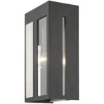 27412-04 1 Light Black Outdoor ADA Wall Lantern-Lighting LumensLantern