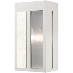 27412-91 1 Light Brushed Nickel Outdoor ADA Wall Lantern-Lighting LumensLantern