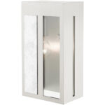 27412-91 1 Light Brushed Nickel Outdoor ADA Wall Lantern-Lighting LumensLantern