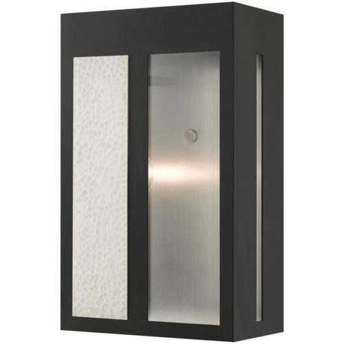 27413-04 1 Light Black Outdoor Wall Lantern-Lighting LumensLantern