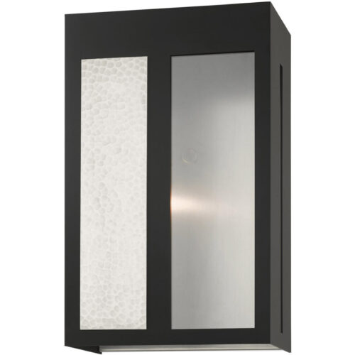 27413-04 1 Light Black Outdoor Wall Lantern-Lighting LumensLantern