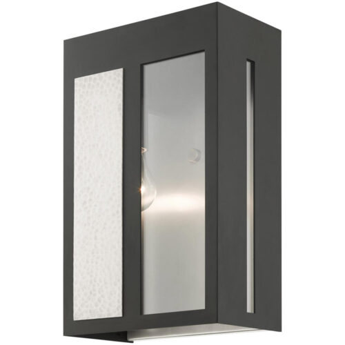 27413-04 1 Light Black Outdoor Wall Lantern-Lighting LumensLantern