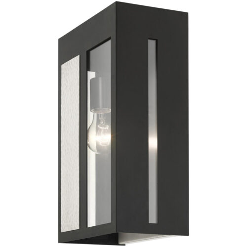 27413-04 1 Light Black Outdoor Wall Lantern-Lighting LumensLantern