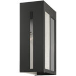 27413-04 1 Light Black Outdoor Wall Lantern-Lighting LumensLantern