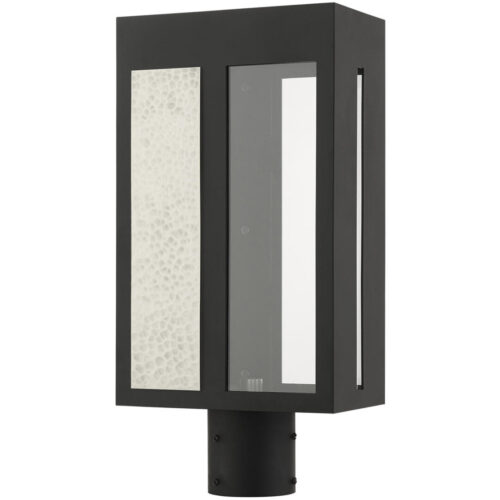 27416-04 1 Light Black Outdoor Post Top Lantern-Lighting LumensLantern