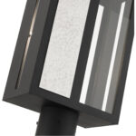 27416-04 1 Light Black Outdoor Post Top Lantern-Lighting LumensLantern