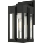 27712-04 1 Light Black Outdoor Wall Lantern-Lighting LumensLantern