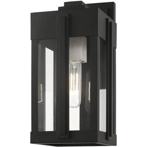 27712-04 1 Light Black Outdoor Wall Lantern-Lighting LumensLantern