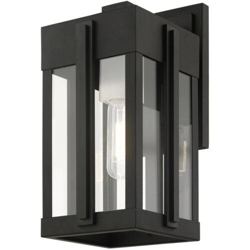 27712-04 1 Light Black Outdoor Wall Lantern-Lighting LumensLantern