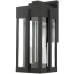 27714-04 3 Light Black Outdoor Wall Lantern-Lighting LumensLantern