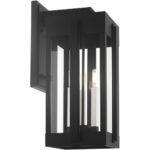 27715-04 3 Light Black Outdoor Wall Lantern-Lighting LumensLantern