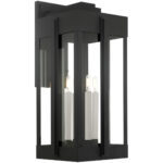 27716-04 4 Light Black Outdoor Wall Lantern-Lighting LumensLantern