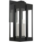 27716-04 4 Light Black Outdoor Wall Lantern-Lighting LumensLantern