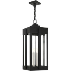 27720-04 4 Light Black Outdoor Pendant Lantern-Lighting LumensLantern