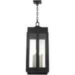 27720-04 4 Light Black Outdoor Pendant Lantern-Lighting LumensLantern