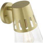 27972-33 1 Light Soft Gold Outdoor Medium Wall Lantern-Lighting LumensLantern