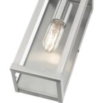 28032-91 1 Light Brushed Nickel Outdoor ADA Medium Wall Lantern-Lighting LumensLantern