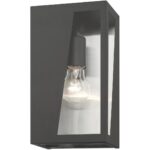 28932-04 1 Light Black Outdoor Medium ADA Wall Lantern-Lighting LumensLantern