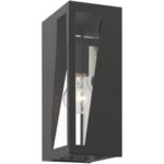 28932-04 1 Light Black Outdoor Medium ADA Wall Lantern-Lighting LumensLantern