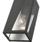 28932-04 1 Light Black Outdoor Medium ADA Wall Lantern-Lighting LumensLantern