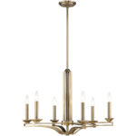 6 Light Antique Brass Chandelier with Steel base material-Lighting LumensChandeliers