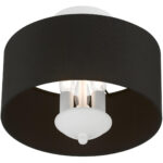 40111-03 3 Light White Semi-Flush Mount-Lighting LumensSemi Flush