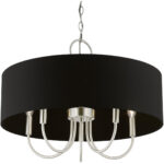 40115-91 5 Light Brushed Nickel Pendant Chandelier-Lighting LumensChandeliers