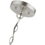 40115-91 5 Light Brushed Nickel Pendant Chandelier-Lighting LumensChandeliers