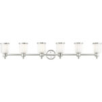 40216-35 6 Light Polished Nickel Vanity Sconce-Lighting LumensWall Sconces